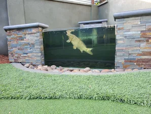 Window Koi pond construction-1